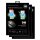 cofi1453 3X Panzer Schutz Glas 9H Tempered Glass Display Schutz Folie Display Glas Screen Protector kompatibel mit Alcatel 3L 2021