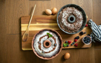 Backformenset aus Stahl 2-teilig Kuchenform Backform aus Kohlenstoffstahl Kuchen Form Cakeform Kuchenform
