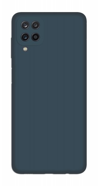 cofi1453® Silikon Hülle Basic kompatibel mit SAMSUNG GALAXY A12 ( A125F )  Case TPU Soft Handy Cover Schutz Blau