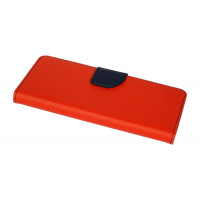 cofi1453® Buch Tasche "Fancy" kompatibel mit XIAOMI MI 11 Handy Hülle Etui Brieftasche Schutzhülle mit Standfunktion, Kartenfach Rot-Blau