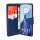 cofi1453® Buch Tasche "Fancy" kompatibel mit XIAOMI MI 11 Handy Hülle Etui Brieftasche Schutzhülle mit Standfunktion, Kartenfach Rot-Blau