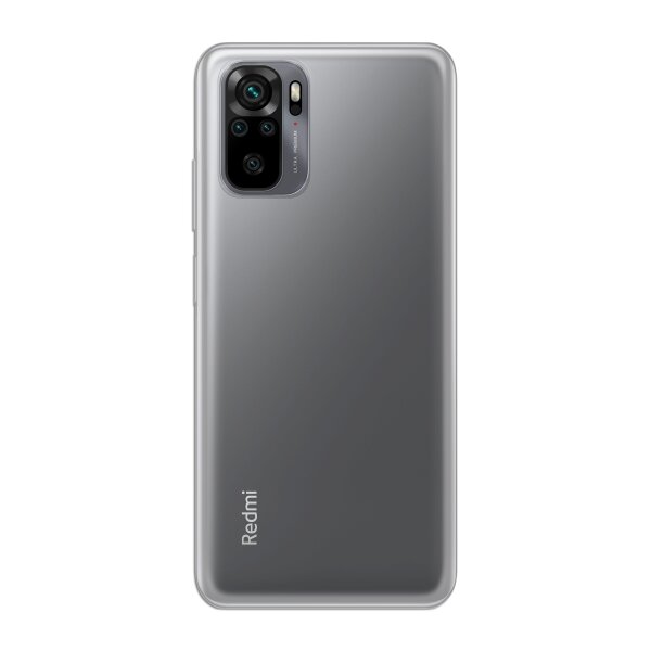 cofi1453® Silikon Hülle Basic kompatibel mit XIAOMI REDMI NOTE 10 Case TPU Soft Handy Cover Schutz Transparent