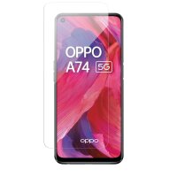 cofi1453 3X Panzer Schutz Glas 9H Tempered Glass Display Schutz Folie Display Glas Screen Protector kompatibel mit Oppo A74