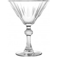 Pasabahçe 440099 Diamant-Martini-/Eiscreme-Glas, 6 Stück Trinkgläser Cocktailgläser
