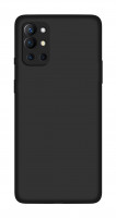 cofi1453® Silikon Hülle Basic kompatibel mit OnePlus 9R Case TPU Soft Handy Cover Schutz Schwarz