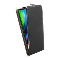 cofi1453® Flip Case kompatibel mit MOTOROLA MOTO G9 PLUS Handy Tasche vertikal aufklappbar Schutzhülle Klapp Hülle Schwarz