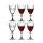 Pasabahce 44777 Diamant Wein/Wasser Wasserglas 300ml Kelchen Set von 6 Gläser Gläser-Set Trinkglas transparent