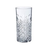 Pasabahce TIMELESS 520205 4er Set Wassergläser Lang 365 ml Gläser-Set Saft Cocktailglas