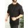 Oversize Herren T-Shirt Long-Tee Basic Shirt Longshirt Premium Qualität Tops Kurzarm Fashion Schwarz