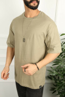 Oversize Herren T-Shirt Long-Tee Basic Shirt Longshirt...
