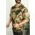 Oversize Herren T-Shirt Long-Tee Basic Shirt Longshirt Premium Qualität Tops Kurzarm Fashion Camouflage Hell