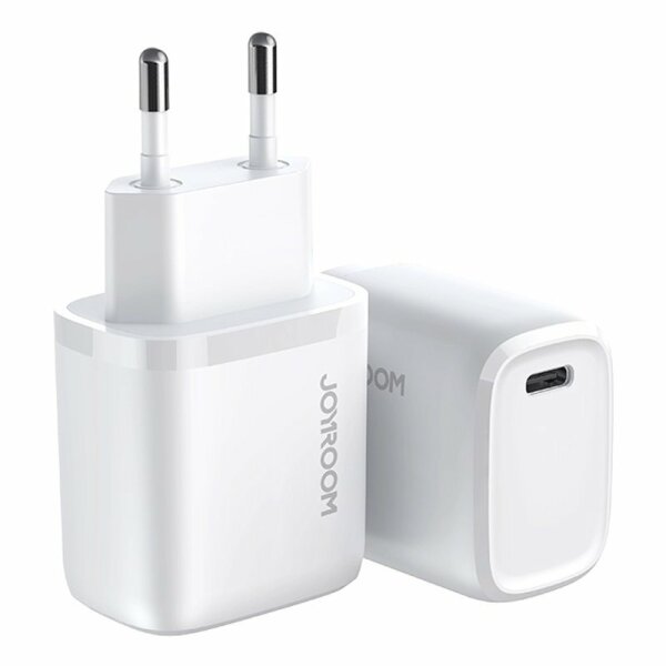 Joyroom 20W Quick Charge 3.0 Schnell-Ladegerät Netzteil Handy Ladegerät Typ-C USB kompatibel mit Smartphones weiß