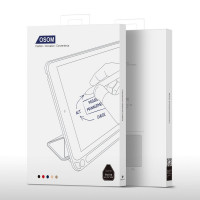 DUX DUCIS Buch Tasche Hartschale mit Smart Sleep Standfunktion kompatibel mit Apple iPad 10.2" ( 2021 ) Tablet Hülle Etui Brieftasche Schutzhülle Schwarz