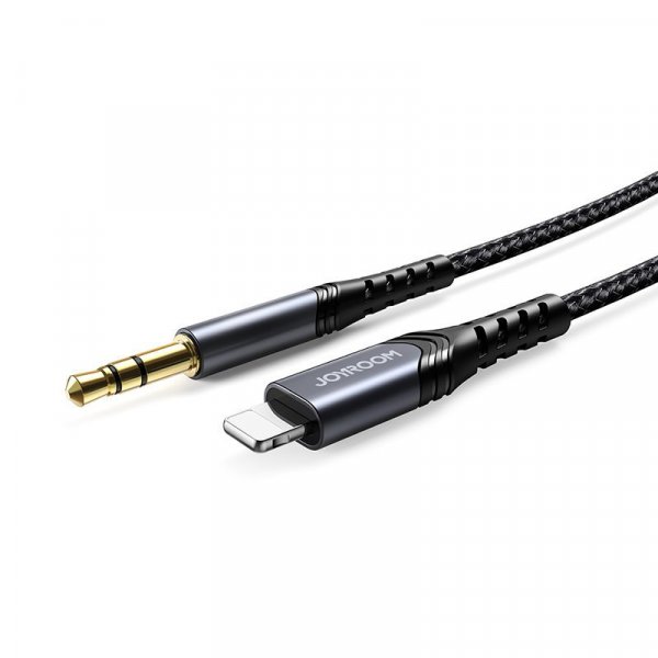 Joyroom Stereo Audio AUX Kabel 3,5 mm Mini-Buchse auf Lightning für iPhone iPad 2 meter in schwarz