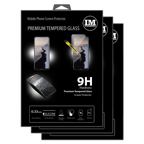 cofi1453 3X Panzer Schutz Glas 9H Tempered Glass Display Schutz Folie Display Glas Screen Protector kompatibel mit Nokia G10