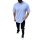 Oversize Herren Kurzarm T-Shirt Weiter Auschnitt Extra Lang Rundhals Dicker Stof Herrenshirt Weiß