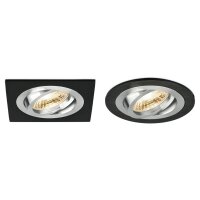 LED GU10 Einbaustrahler Ø75mm Bohrloch inkl. GU10...