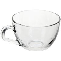 Pasabahce Dajar 6er Set Teegläser-Set Kaffee Basic Cup 12-Teilig mit Unterteller transparent