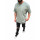 Megaman Oversize Herren T-Shirt mit Tasche Long-Tee Basic Shirt Longshirt Premium Qualität Tops Kurzarm Fashion Olivengrün