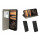 cofi1453® Buch Tasche "Smart" kompatibel mit NOKIA 1.4 Handy Hülle Etui Brieftasche Schutzhülle mit Standfunktion, Kartenfach Schwarz