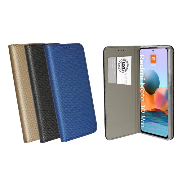 cofi1453® Buch Tasche "Smart" kompatibel mit XIAOMI REDMI NOTE 10 PRO MAX Handy Hülle Etui Brieftasche Schutzhülle mit Standfunktion, Kartenfach