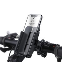 Joyroom verstellbarer Telefon-Fahrradhalterung halter kompatibel mit Lenker Bike Fahrrad-Halter schwarz