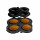 cofi1453® Hüma Içli Köfte Aparati 3-Teilig Kibbeh Maker gefüllte Frikadelle Form Teigform schwarz