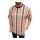 Herren T-Shirt Oversize Shirt Long-Shirt Tee Sommer Shirt Gestreift Modern Mode Fashion gestreift für Herren Braun