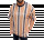Herren T-Shirt Oversize Shirt Long-Shirt Tee Sommer Shirt Gestreift Modern Mode Fashion gestreift für Herren Braun