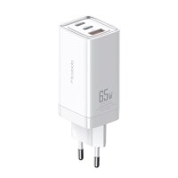 Mcdodo 65W GaN Wandladegerät 2x PD USB-C (Typ-C) 1x...