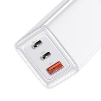 Mcdodo 65W GaN Wandladegerät 2x PD USB-C (Typ-C) 1x USB Anschluss Handy-Ladegerät Schnell-Ladegerät weiß