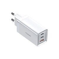 Mcdodo 65W GaN Wandladegerät 2x PD USB-C (Typ-C) 1x USB Anschluss Handy-Ladegerät Schnell-Ladegerät weiß