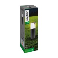 Braytron LED IP44 Gartenleuchte MILANO E27 300mm aus Aluminium für Außenbereich Wasserdicht Außenbeleuchtung