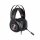 Hoco Gaming Headset für PC, Laptop Stereo Virtual Surround Sound, mit Mikrofon LED-Beleuchtung Over-Ear Kopfhörer Ohrhörer, schwarz