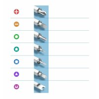 Ugreen 38 in 1 Service-Schraubendreher Pentalobe Bits Schraubendreher-Set für Reperaturen von Smartphones, Tablets, Laptop