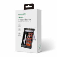 Ugreen 38 in 1 Service-Schraubendreher Pentalobe Bits Schraubendreher-Set für Reperaturen von Smartphones, Tablets, Laptop