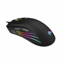 Havit Gaming Set Maus + Mauspad MS1007CM Gaming-Pad mit RGB Beleuchtung für Gamer