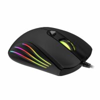 Havit Gaming Set Maus + Mauspad MS1007CM Gaming-Pad mit RGB Beleuchtung für Gamer