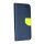 cofi1453® Buch Tasche "Fancy" kompatibel mit XIAOMI REDMI NOTE 10 Handy Hülle Etui Brieftasche Schutzhülle mit Standfunktion, Kartenfach Blau-Grün