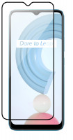 cofi1453® 5D Schutz Glas kompatibel mit Realme C21...