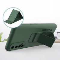 cofi1453® Kickstand Hülle Bumper aufstellbar kompatibel mit Silikon Hard Case Schale Zubehör Tasche Schutz mit integriertem Magneten