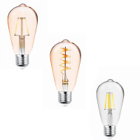 E27 4W LED Filament Lampe Vintage Glühbirne...