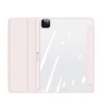 Dux Ducis Toby Eco-Leather Tablet-Ledertasche Schale Cover für iPad Pro 11" 2020 mit Smart-Sleep Funktion Wake-Up Stifthalter Schutzhülle Pink