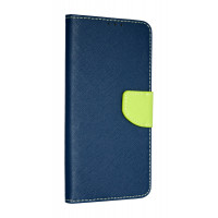 cofi1453® Buch Tasche "Fancy" kompatibel mit XIAOMI REDMI NOTE 10 PRO Handy Hülle Etui Brieftasche Schutzhülle mit Standfunktion, Kartenfach Blau-Grün