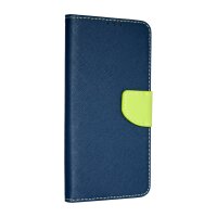 cofi1453® Buch Tasche "Fancy" kompatibel mit XIAOMI REDMI NOTE 10 PRO MAX Handy Hülle Etui Brieftasche Schutzhülle mit Standfunktion, Kartenfach Blau-Grün