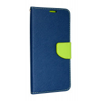 cofi1453® Buch Tasche "Fancy" kompatibel mit SAMSUNG GALAXY A82 (A826S) Handy Hülle Etui Brieftasche Schutzhülle mit Standfunktion, Kartenfach Blau-Grün