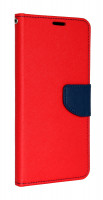 cofi1453® Buch Tasche "Fancy" kompatibel mit SAMSUNG GALAXY A82 (A826S) Handy Hülle Etui Brieftasche Schutzhülle mit Standfunktion, Kartenfach Rot-Blau