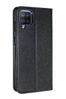 cofi1453® Buch Tasche "Smart" kompatibel mit SAMSUNG GALAXY F12 (F127G) Handy Hülle Etui Brieftasche Schutzhülle mit Standfunktion, Kartenfach Schwarz