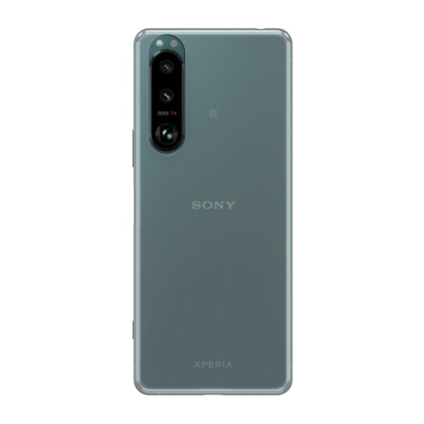 cofi1453® Silikon Hülle Basic kompatibel mit Sony Xperia 5 lll Case TPU Soft Handy Cover Schutz Transparent