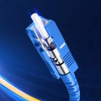 Ugreen 3m LC-LC Singlemode Patchkabel Glasfaser Netz LWL OS2 Stecjer SM Fibre gelb